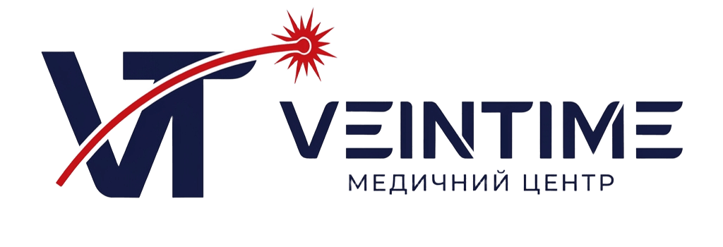 Логотип медичного центру VEINTIME
